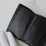 バレンシアガ エブリティ レザー 三つ折り財布 コンパクトウォレット ブラック - NEWSED