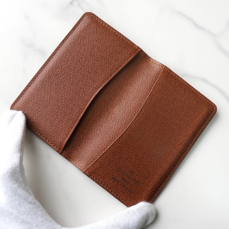 ルイヴィトン モノグラム ポルトカルトヴィジット カードケース ブラウン - NEWSED