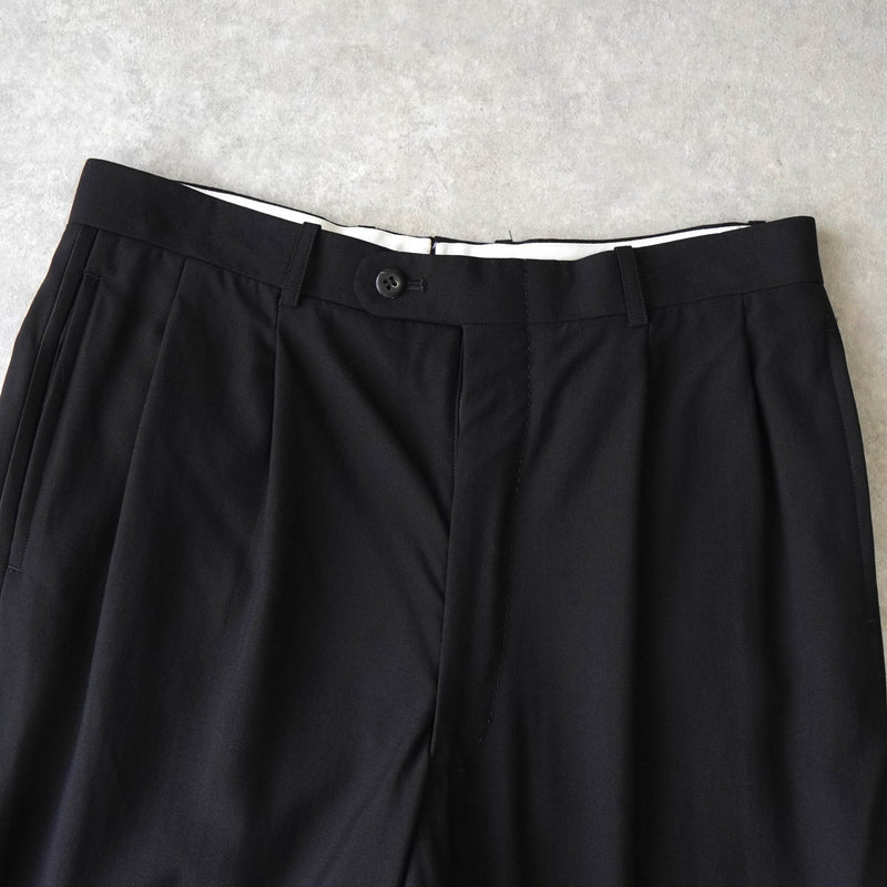 クリスチャン ディオール ヴィンテージ ツータック スラックス ブラック - NEWSED