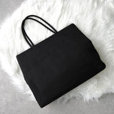 プラダ テスート ナイロン 三角プレート トートバッグ ブラック - NEWSED