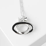 ヴィヴィアン ウエストウッド オーブ シルバー ネックレス - NEWSED