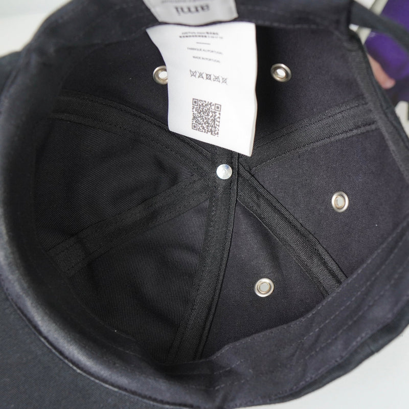 アミパリ アミ パリス ハートロゴ キャップ ブラック - NEWSED