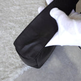 サルバトーレ・フェラガモ ダブル ガンチーニ ナッパレザー ワンショルダーバッグ ブラック - NEWSED