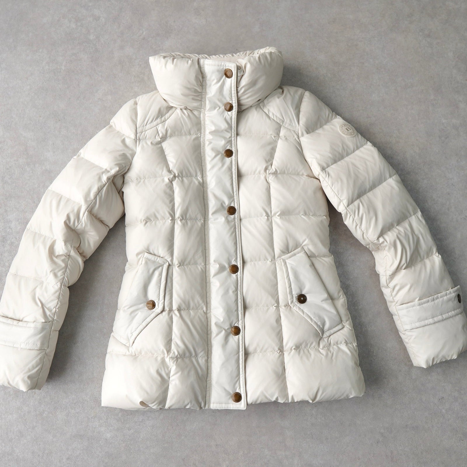 バーバリー ブルーレーベル ファー ダウンジャケット ダウンコート