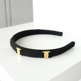 サルバトーレ フェラガモ ヴァラ リボン カチューシャ ブラック - NEWSED