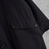 Burberry London Stand Collar Faux Layered Long Coat in Nova Check Pattern with Quilted Vest Liner in Black