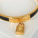 エルメス ケリー バングル ゴールド/ブラック - NEWSED