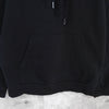 Lacoste 徽标贴片连帽衫派克大衣 黑色