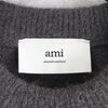 Ami Paris Ami Paris 羊驼毛心形徽标针织灰色