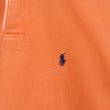 Polo by Ralph Lauren 徽标刺绣橄榄球衫，长袖，橙色