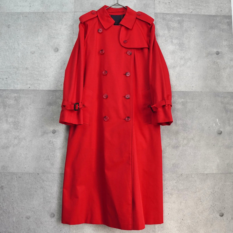 バーバリー ヴィンテージ ノバチェック裏地 トレンチコート レッド - NEWSED