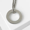 セリーヌ ヴィンテージ サークルロゴ シルバー ネックレス
