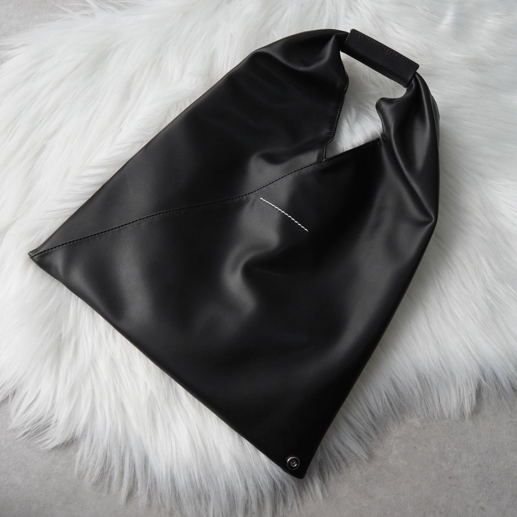 MM6 Maison Margiela 日本包 小号皮革手提包 黑色