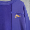 Nike 紫色徽标拼贴运动衫
