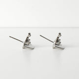 ヴィヴィアン ウエストウッド ハーフ オーブ シルバー ピアス - NEWSED