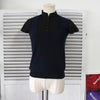 Sonia Rykiel 女士 Docking 衬衫，针织，短袖，黑色