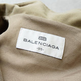 バレンシアガ ヴィンテージ ワンポイントロゴ ハーフジップ キルティング ナイロン トラックジャケット ネイビー - NEWSED