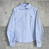Vivienne Westwood Orb Blouse with Modified Collar, Long Sleeve, Blue, Women's
