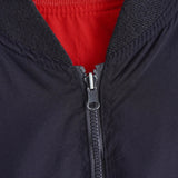 ラコステ ヴィンテージ リバーシブル スタジャン ブルゾン ロゴパッチ ダークネイビー/レッド - NEWSED