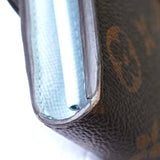 ルイ ヴィトン モノグラム ポルトフォイユ・サラブルーオランプ 二つ折り財布 ブラウン - NEWSED