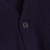 ラコステ カーディガン ロゴパッチ ダークネイビー - NEWSED
