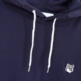 メゾン キツネ フォックスヘッド パーカー フーディー ネイビー - NEWSED