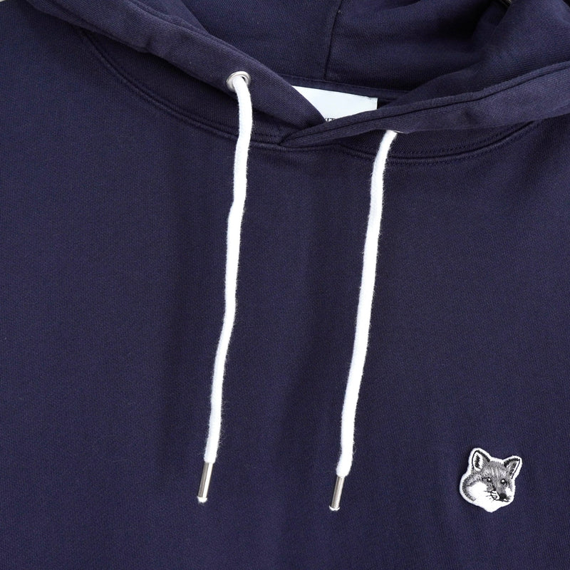 メゾン キツネ フォックスヘッド パーカー フーディー ネイビー - NEWSED