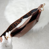 ステラマッカートニー ミニ クロスボディバッグ ショルダーバッグ レザー パンチングロゴ ブラウン - NEWSED