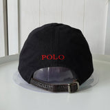 ポロ ラルフローレン ロゴ キャップ ブラック - NEWSED