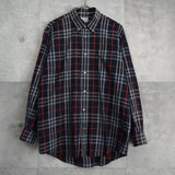 バーバリー ヴィンテージ ノバチェック 長袖シャツ ネイビー - NEWSED