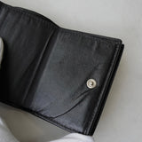 バレンシアガ エブリティ レザー 三つ折り財布 コンパクトウォレット ブラック - NEWSED