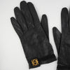 ロエベ アナグラム ラムレザー 手袋 グローブ ブラック
