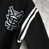 ステューシー ロゴ バーシティ ジャケット スタジャン ブラック