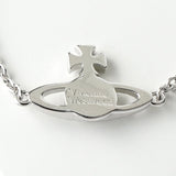 ヴィヴィアン ウエストウッド オーブ メイフェア ラインストーン シルバー ブレスレット - NEWSED