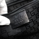 グッチ ジャッキー レザー ショルダーバッグ ブラック - NEWSED