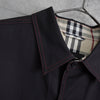 バーバリー ブラック レーベル 一部ノバチェック ステッチ ジャケット ブラック