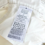 エムエムシックス メゾン マルジェラ スラッシュディティール ホワイト デニム ジーンズ - NEWSED