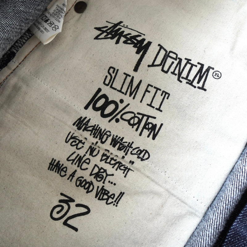 ステューシー ストレート デニム ジーンズ インディゴ - NEWSED