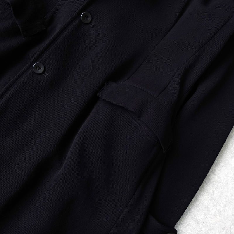 ワイズ ヨウジヤマモト ダメージ加工 スーパーロングコート ブラック - NEWSED