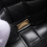ボッテガ ヴェネタ マキシイントレチャート カセット ショルダーバッグ スモール ブラック - NEWSED