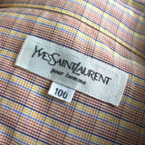 イヴ サンローラン ヴィンテージ チェック柄 半袖シャツ マルチカラー - NEWSED