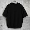 Lacoste 黑色徽标前襟短袖 Polo 衫