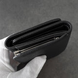 ヴィヴィアン ウエストウッド オーブロゴ レザー 三つ折り財布 ブラック - NEWSED