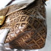 Fendi Mamma Bucket Zucchino 涂层帆布单肩包 驼色