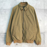 ラコステ ロゴパッチ ブルゾン カーキ ベージュ - NEWSED