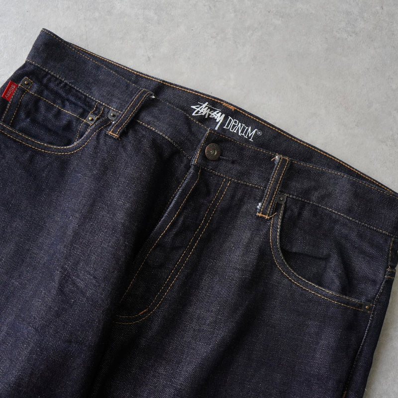 ステューシー ストレート デニム ジーンズ インディゴ - NEWSED