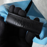 エムエムシックス メゾン マルジェラ レザー ジャパニーズバッグ クラシック ハンドバッグ ブルー - NEWSED