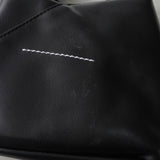 エムエムシックス メゾン マルジェラ レザー ジャパニーズバッグ クロスボディ ショルダーバッグ ブラック - NEWSED