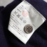 プレイ コム デ ギャルソン ハートロゴ カーディガン ネイビー - NEWSED