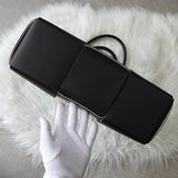 ボッテガ ヴェネタ アルコ マキシイントレチャート トートバッグ ブラック - NEWSED